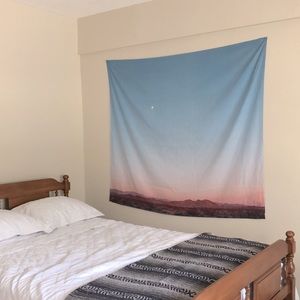 Society6 Blue and Pink Gradient Tapestry